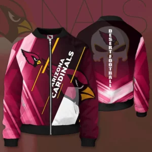 Arizona Cardinals 3D Bomber Jacket 04