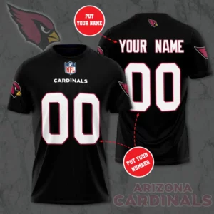 Arizona Cardinals 3D T shirt 02