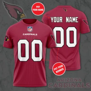 Arizona Cardinals 3D T shirt 04