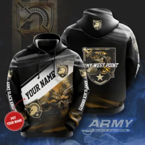 Army Black Knights 3D Hoodie 05