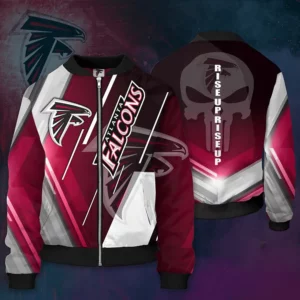 Atlanta Falcons 3D Bomber Jacket 02