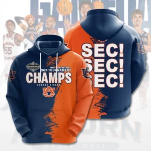 Auburn Tigers Basketball Hoodie XXLTEE0324XD