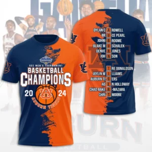 Auburn Tigers Mens Basketball T shirt XXLTEE0324XC