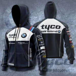 BMW Motorrad 3D Apparels S2 Zip Hoodie