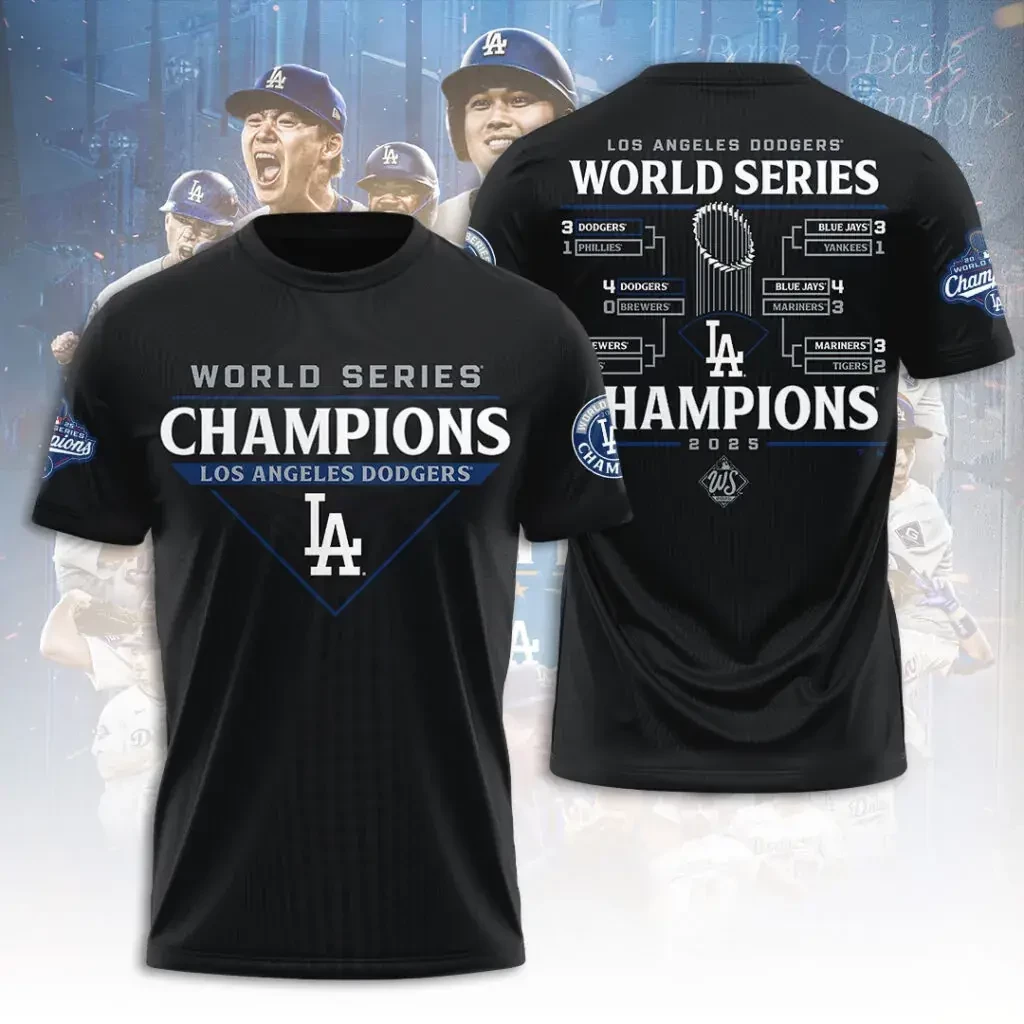 Best sellers Los Angeles Dodgers World Series T shirt 01