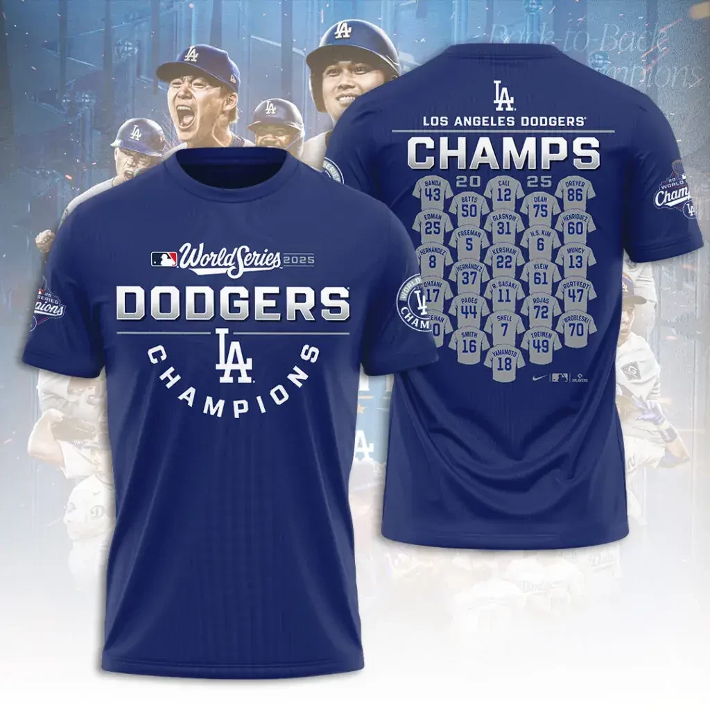 Best sellers Los Angeles Dodgers World Series T shirt 02
