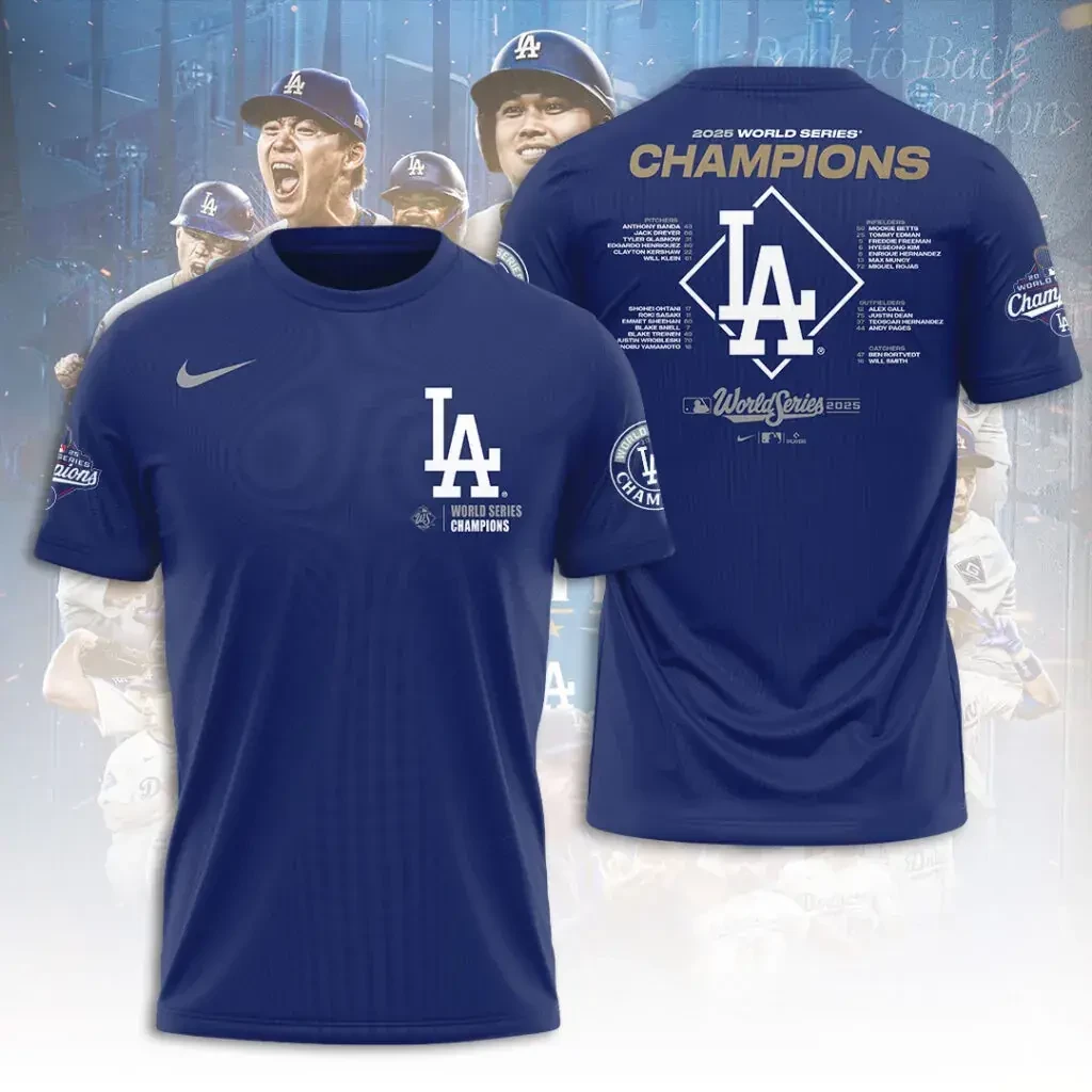 Best sellers Los Angeles Dodgers World Series T shirt 04