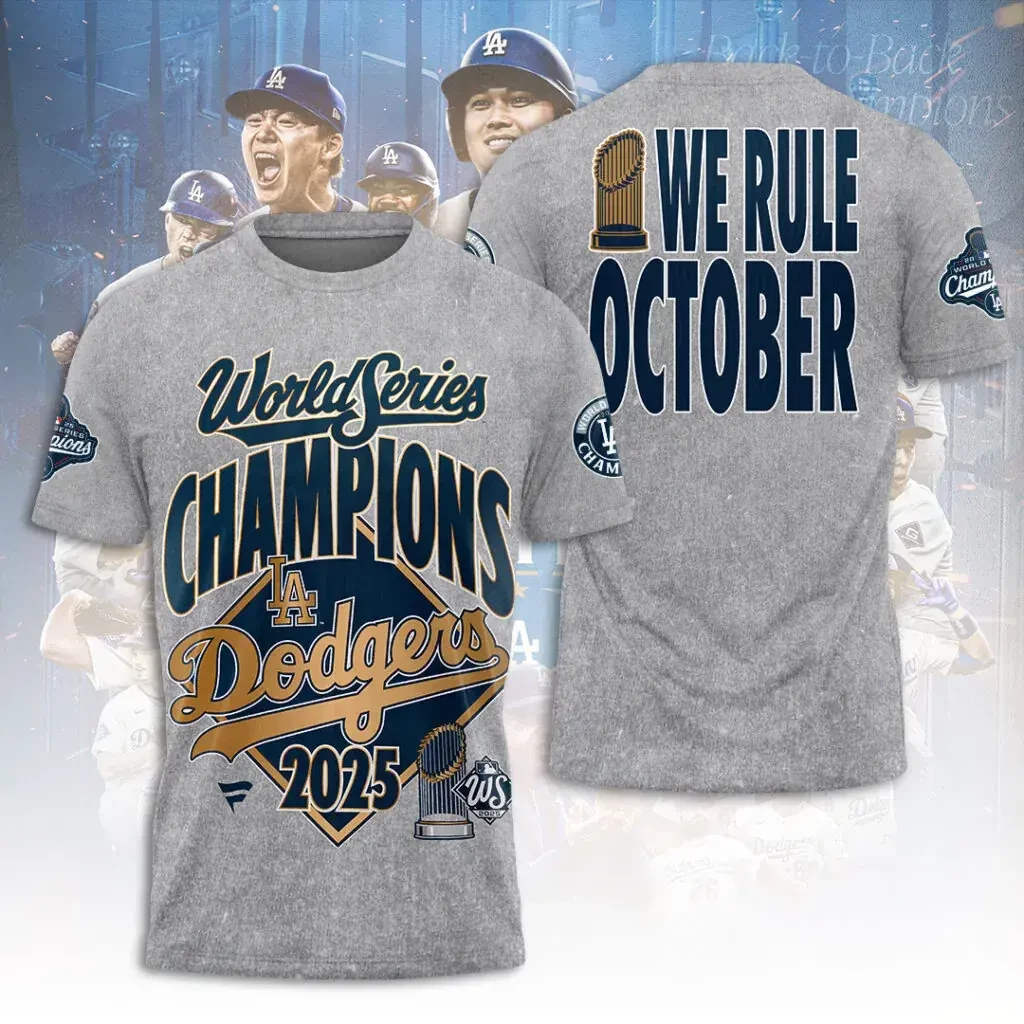 Best sellers Los Angeles Dodgers World Series T shirt 05