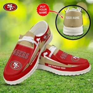 Best sellers Personalized San Francisco 49ers Dudes Shoes Loafer Shoes 03