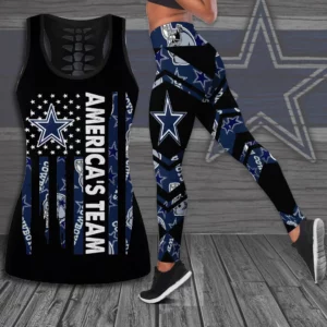 Best selling Dallas Cowboys Hollow Tank Top Leggings 02