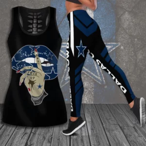 Best selling Dallas Cowboys Hollow Tank Top Leggings 03