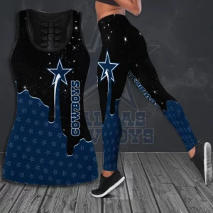 Best selling Dallas Cowboys Hollow Tank Top Leggings 04