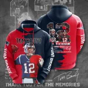 Best selling Tom Brady 3D hoodie 03