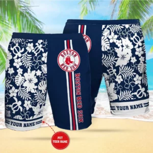 Boston Red Sox 3D Hawaiian Shorts