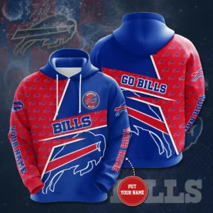 Buffalo Bills Go 3D Hoodie