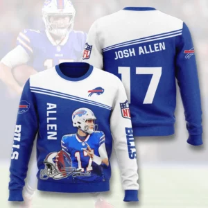 Buffalo Bills Josh Allen 3D Sweatshirt