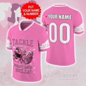 Buffalo Bills x Breast Cancer Awareness Football Jersey