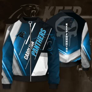 Carolina Panthers 3D Bomber Jacket 01