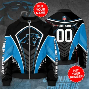 Carolina Panthers 3D Bomber Jacket 03
