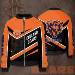 Chicago Bears 3D Bomber Jacket 03