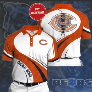 Chicago Bears 3D Polo 02