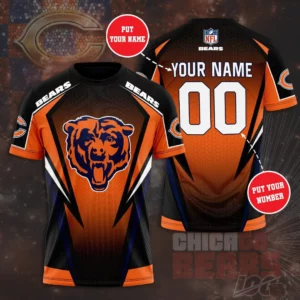 Chicago Bears 3D T shirt 04