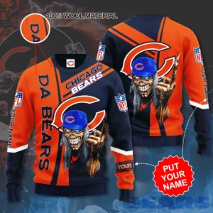Chicago Bears 3D sweater 04