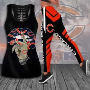 Chicago Bears Hollow Tank Top Leggings 02