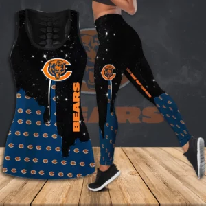 Chicago Bears Hollow Tank Top Leggings 05