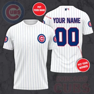 Chicago Cubs 3D T shirt 01