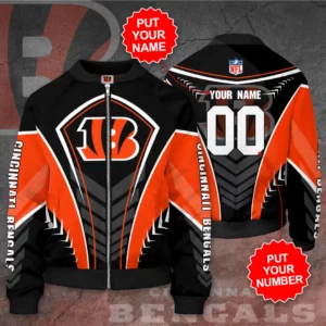 Cincinnati Bengals 3D Bomber Jacket 02