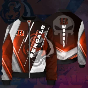 Cincinnati Bengals 3D Bomber Jacket 03