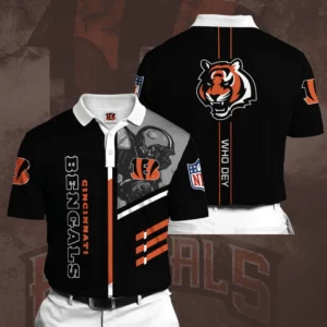 Cincinnati Bengals 3D Polo 02
