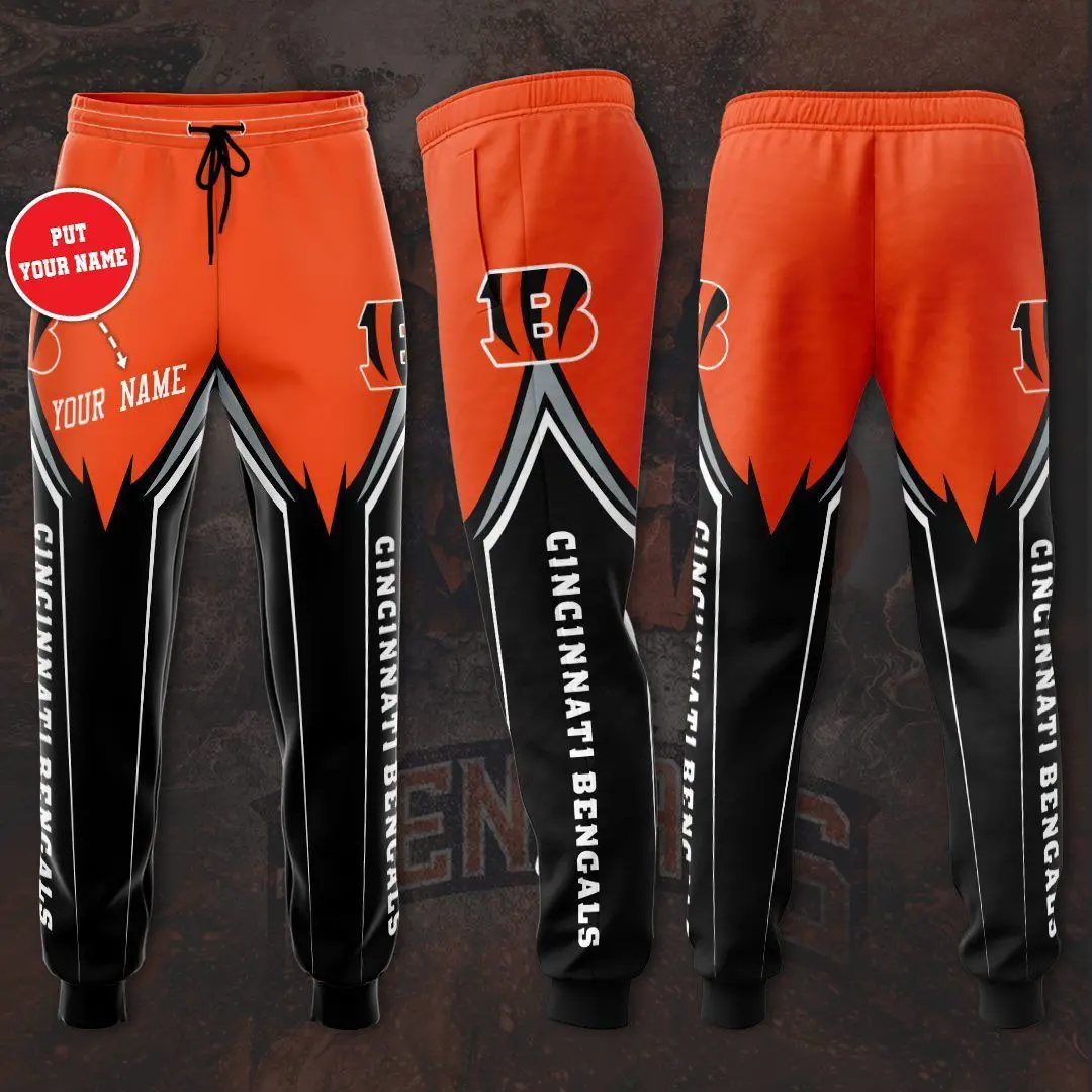 Cincinnati Bengals 3D Sweatpant 02