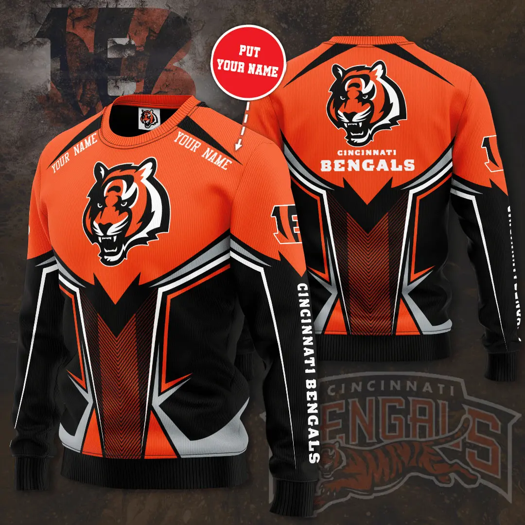 Cincinnati Bengals 3D Sweatshirt