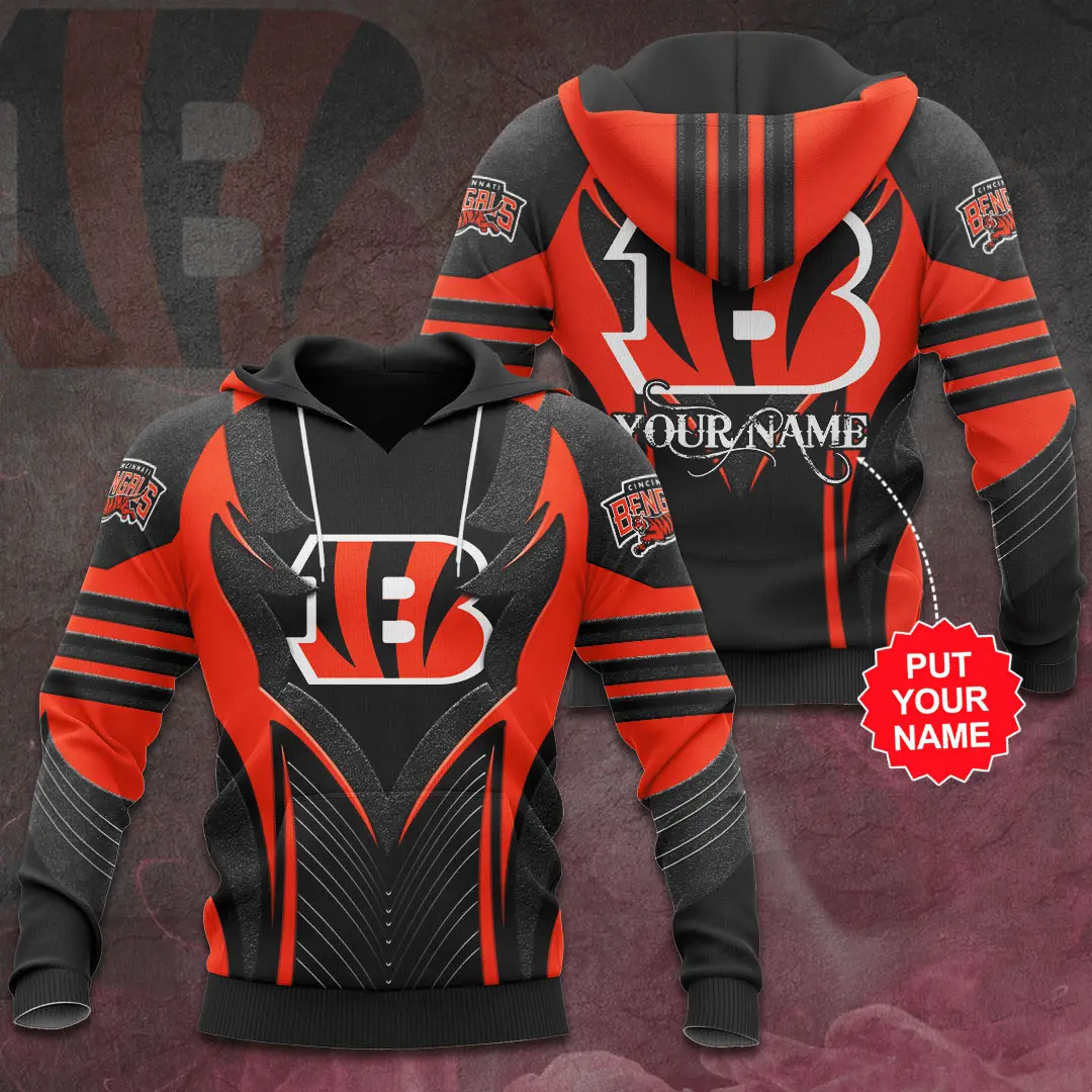 Cincinnati Bengals 3D hoodie 02
