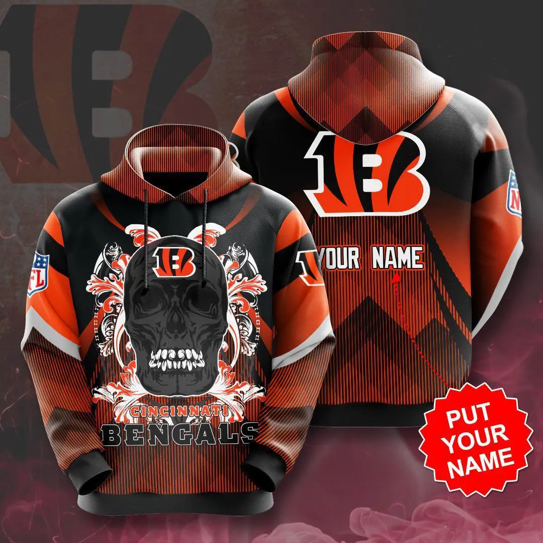 Cincinnati Bengals 3D hoodie 03