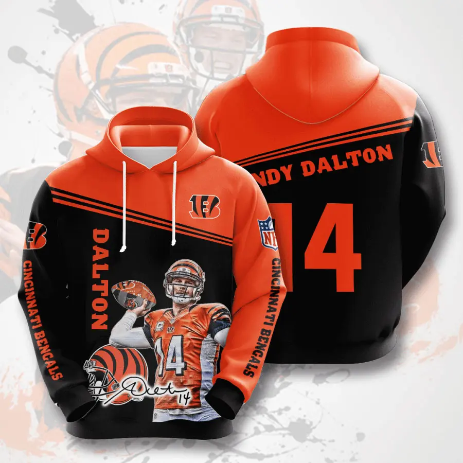 Cincinnati Bengals 3D hoodie 07