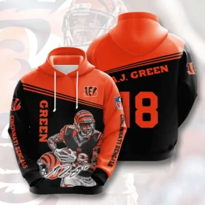 Cincinnati Bengals 3D hoodie 08