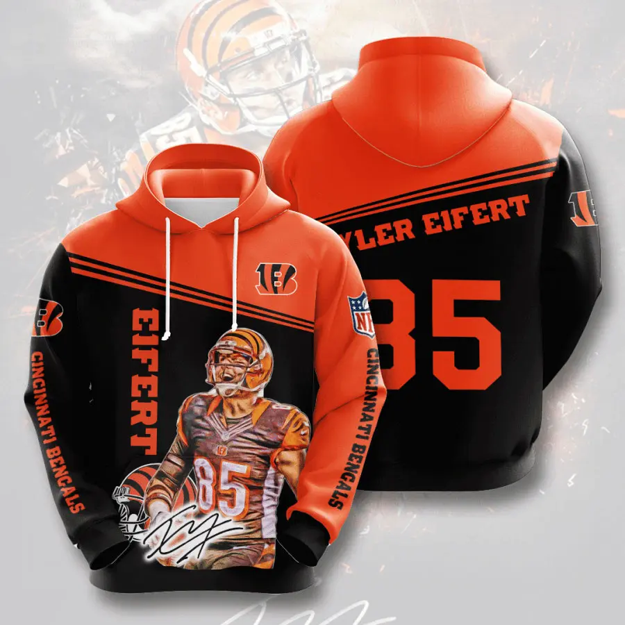 Cincinnati Bengals 3D hoodie 09