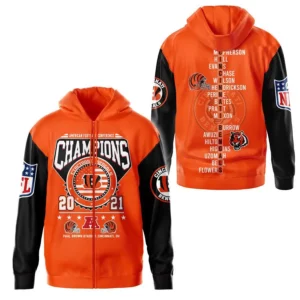 Cincinnati Bengals Champions Zip up Hoodie