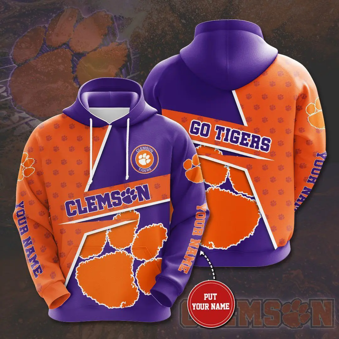 Clemson Tigers 3D Hoodie 05