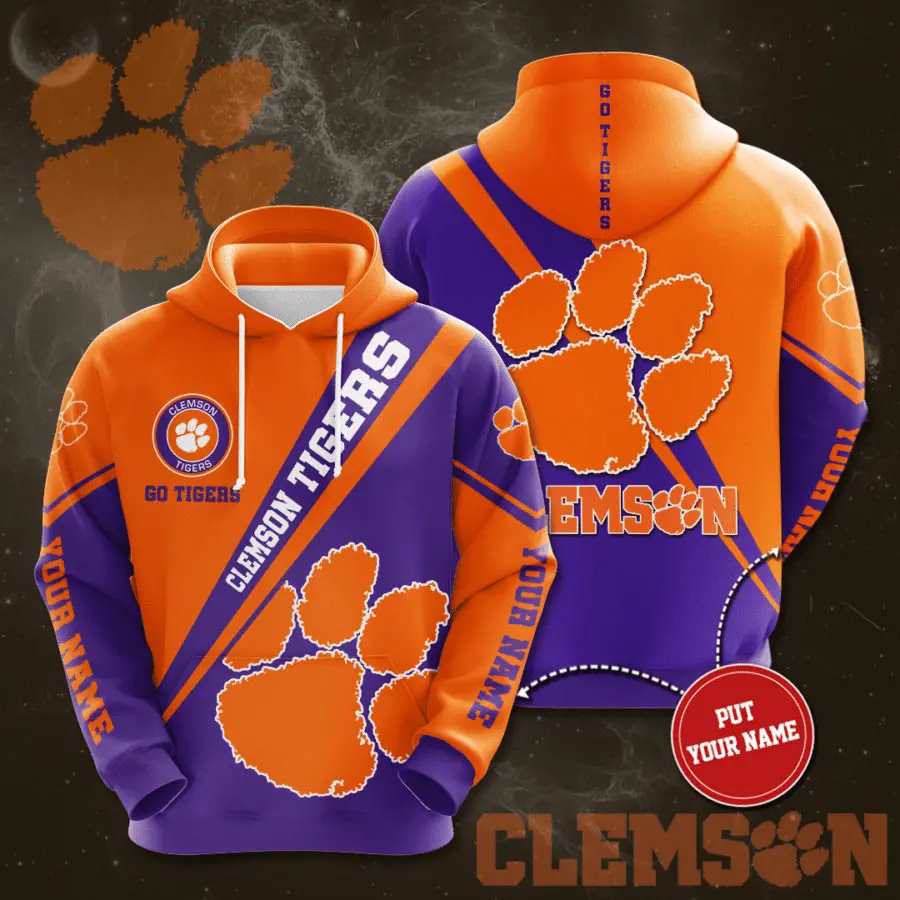 Clemson Tigers 3D Hoodie 07