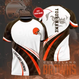Cleveland Browns 3D T shirt 02