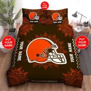 Cleveland Browns bedding set 01