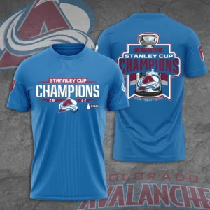Colorado Avalanche 3D T shirt Blue