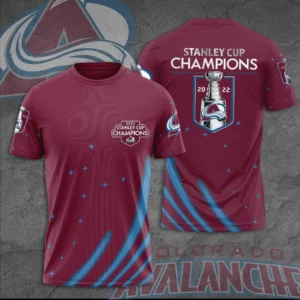 Colorado Avalanche 3D T shirt NHLCA005
