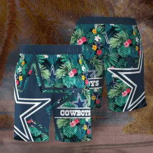 Dallas Cowboys 3D Hawaiian Shorts 05