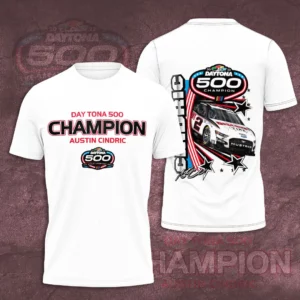 Daytona 500 3D White T shirt