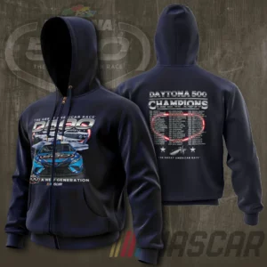 Daytona 500 3D Zip up Hoodie